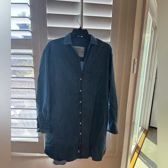 Frank & Eileen Mary Denim Shirtdress M - Picture 2 of 9
